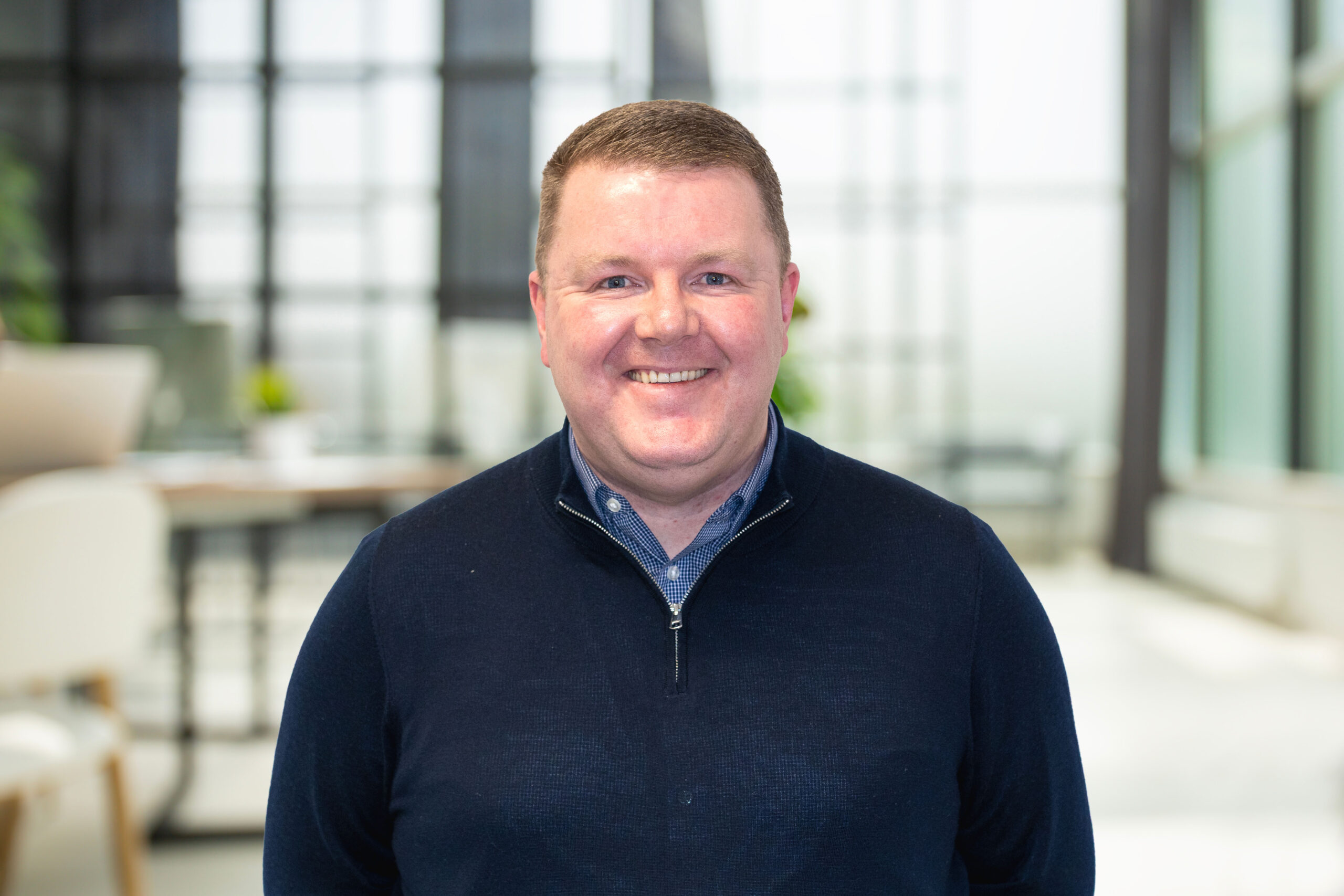 Business office without people with blurred bokeh background